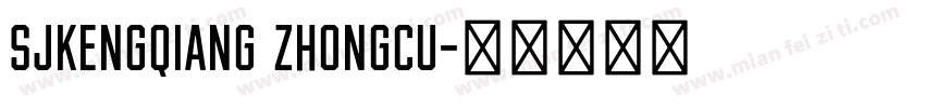 SJkengqiang zhongcu字体转换